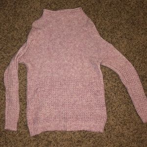 American eagle knitted mock neck sweater